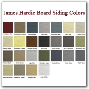james hardie siding colors canada